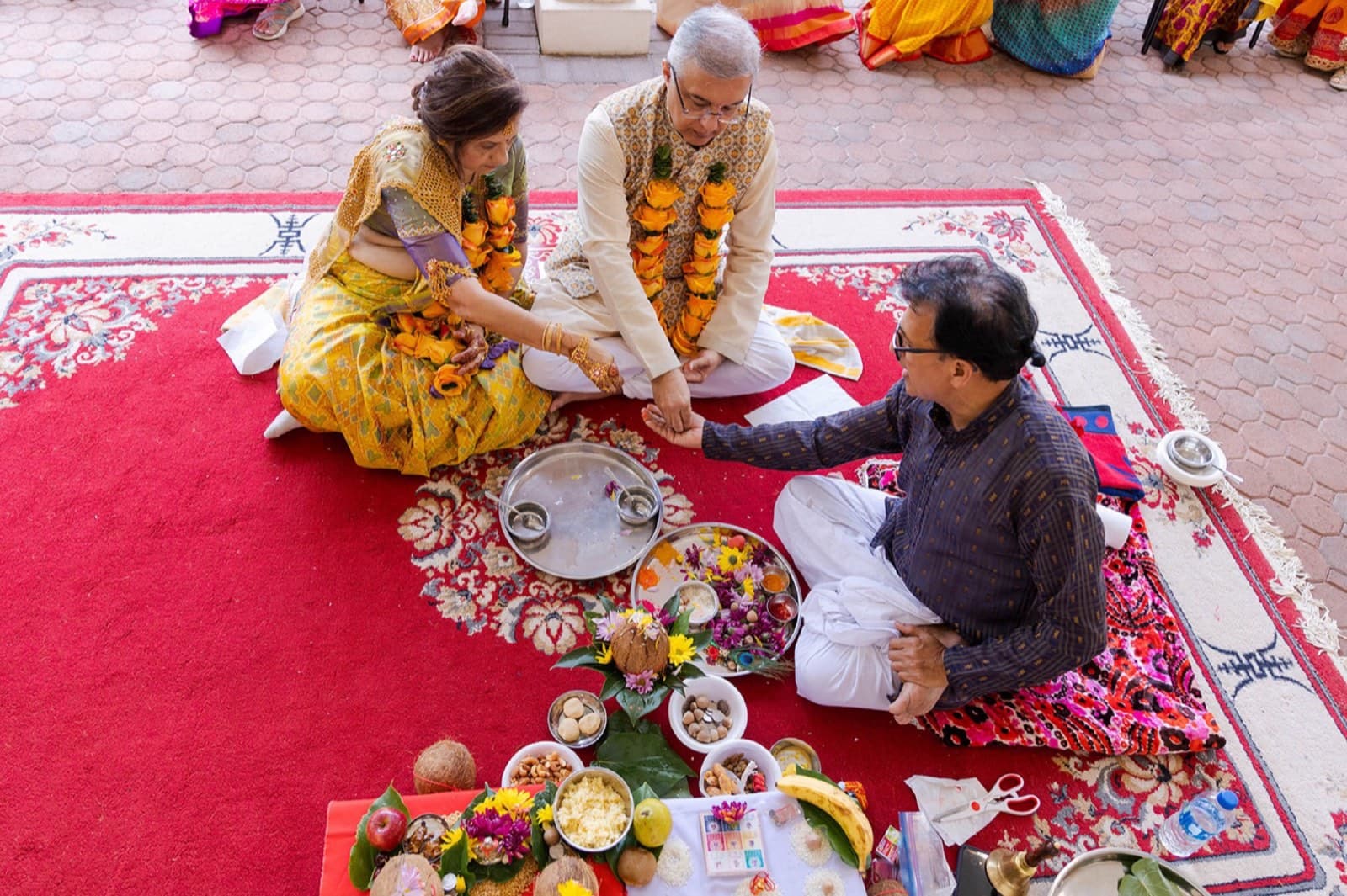 Puja during the wedding ceremony, GTA