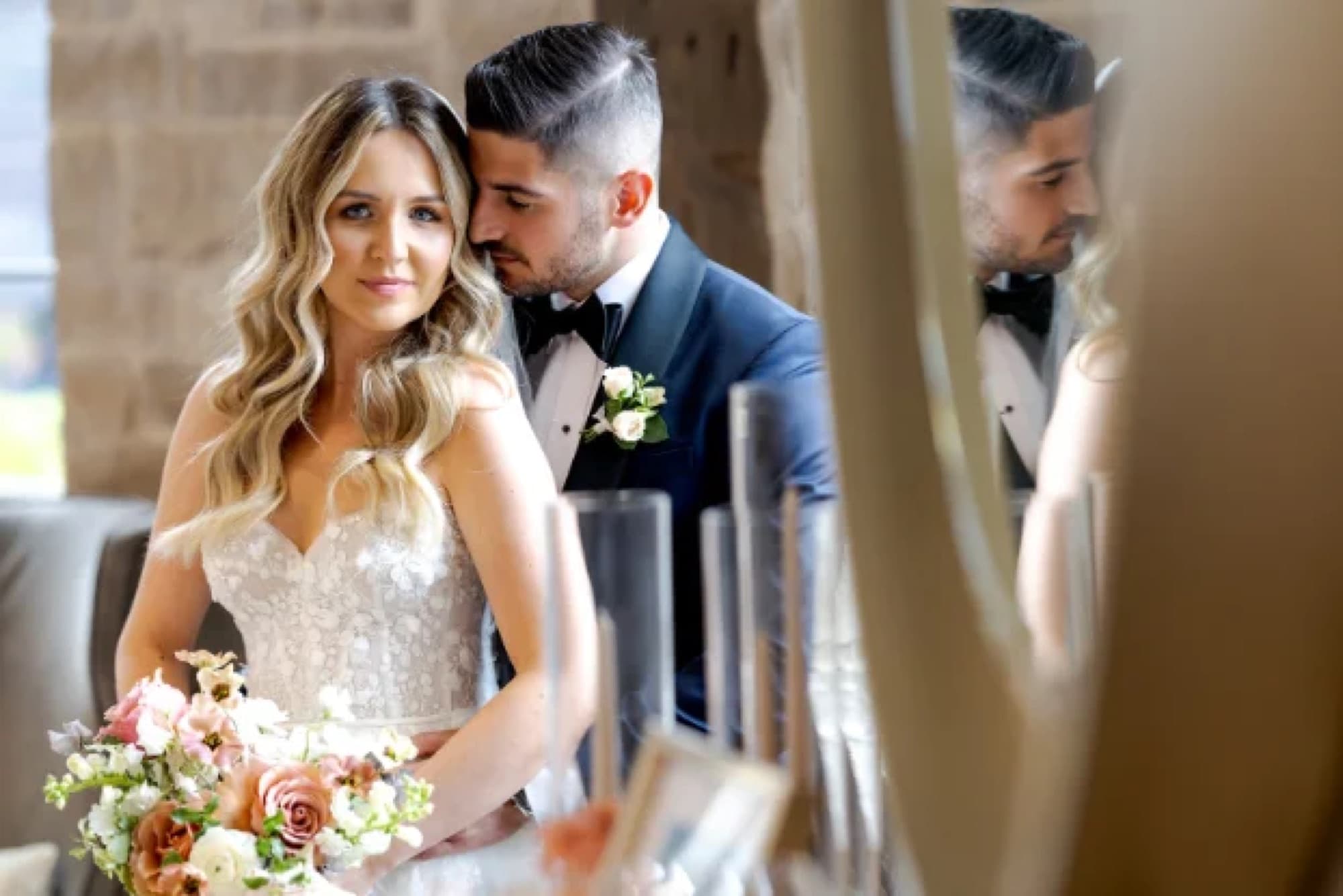 Candlelit vows at an intimate ceremony, Toronto wedding