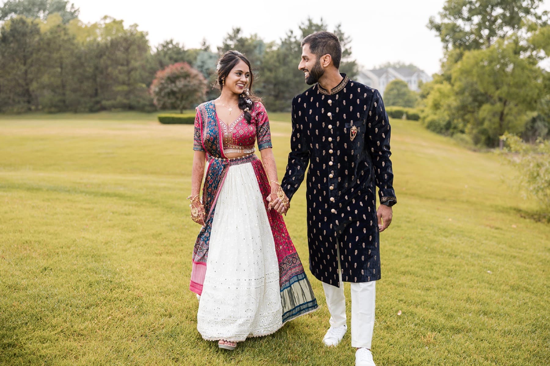 Mehndi and choora details, Toronto South Asian wedding