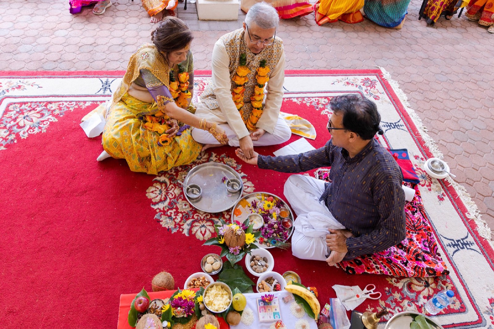 Puja during the wedding ceremony, GTA