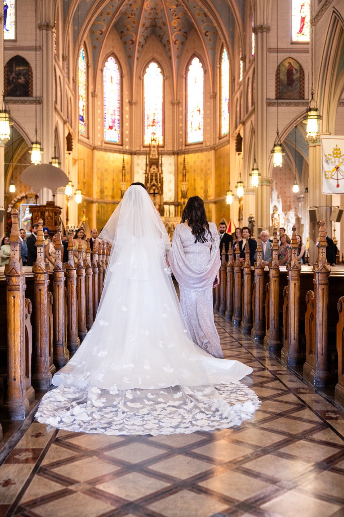 Church wedding ceremony, Toronto wedding photography