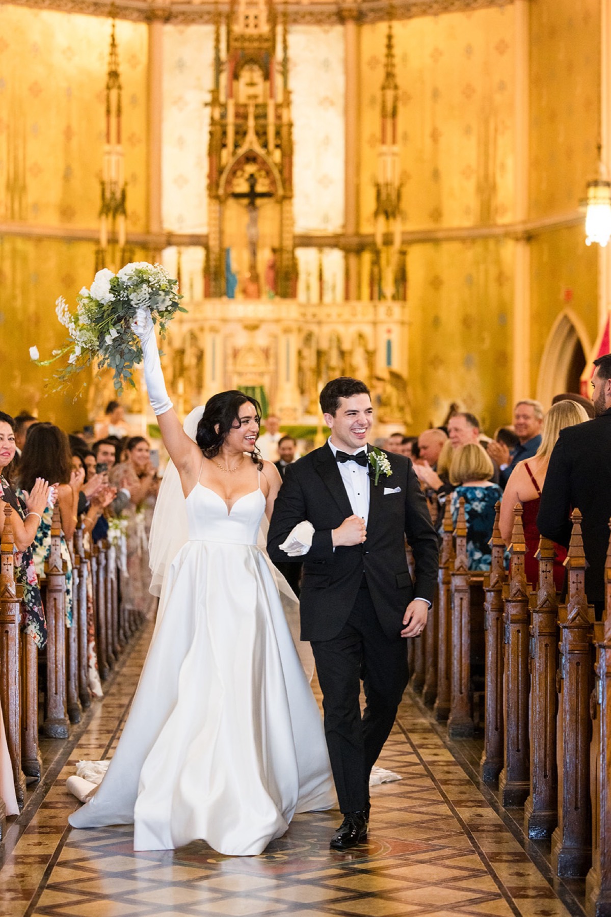 Church wedding ceremony, Toronto wedding photography