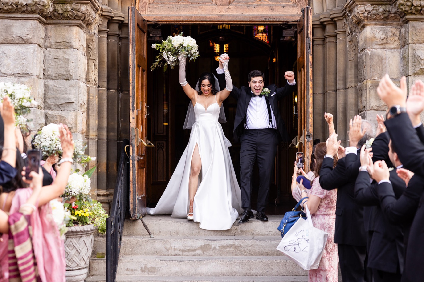 Church wedding ceremony, Toronto wedding photography