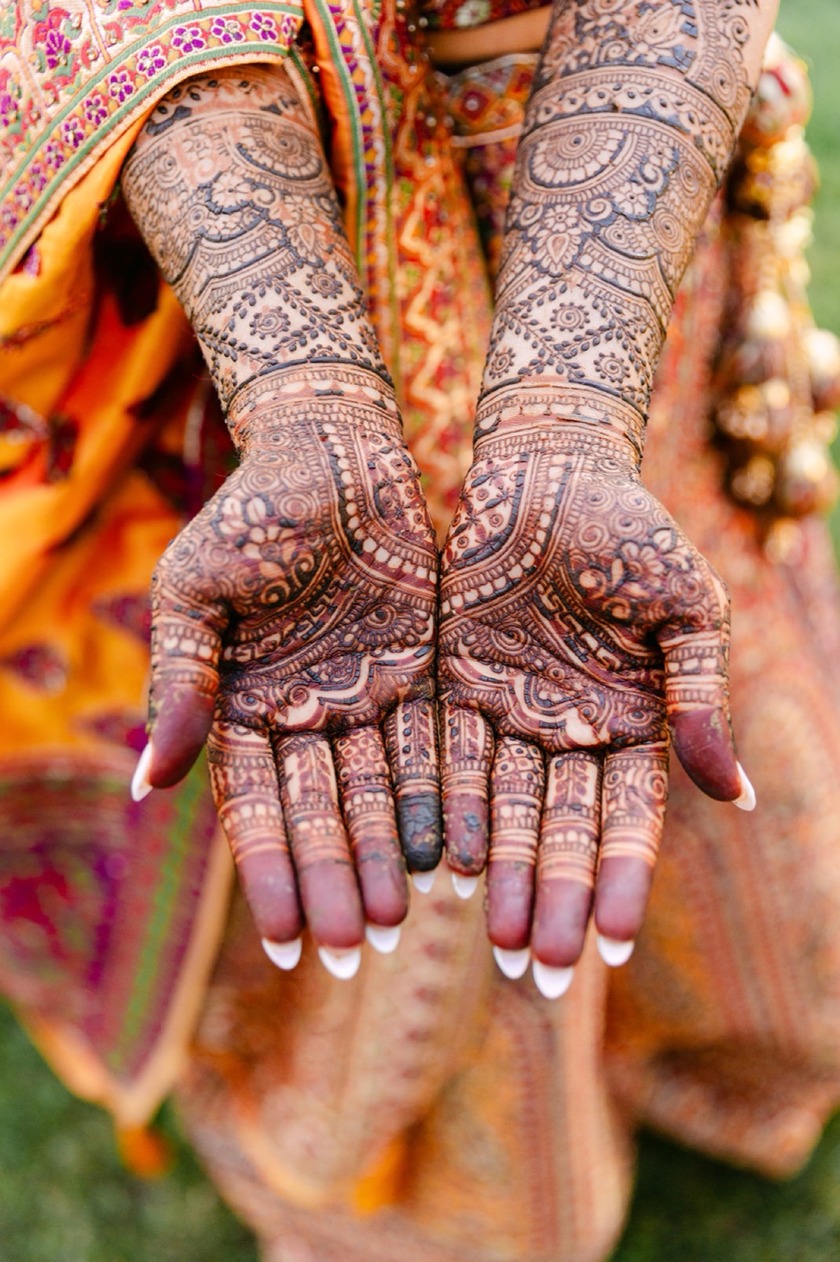 Haldi ceremony in marigold and turmeric, Toronto