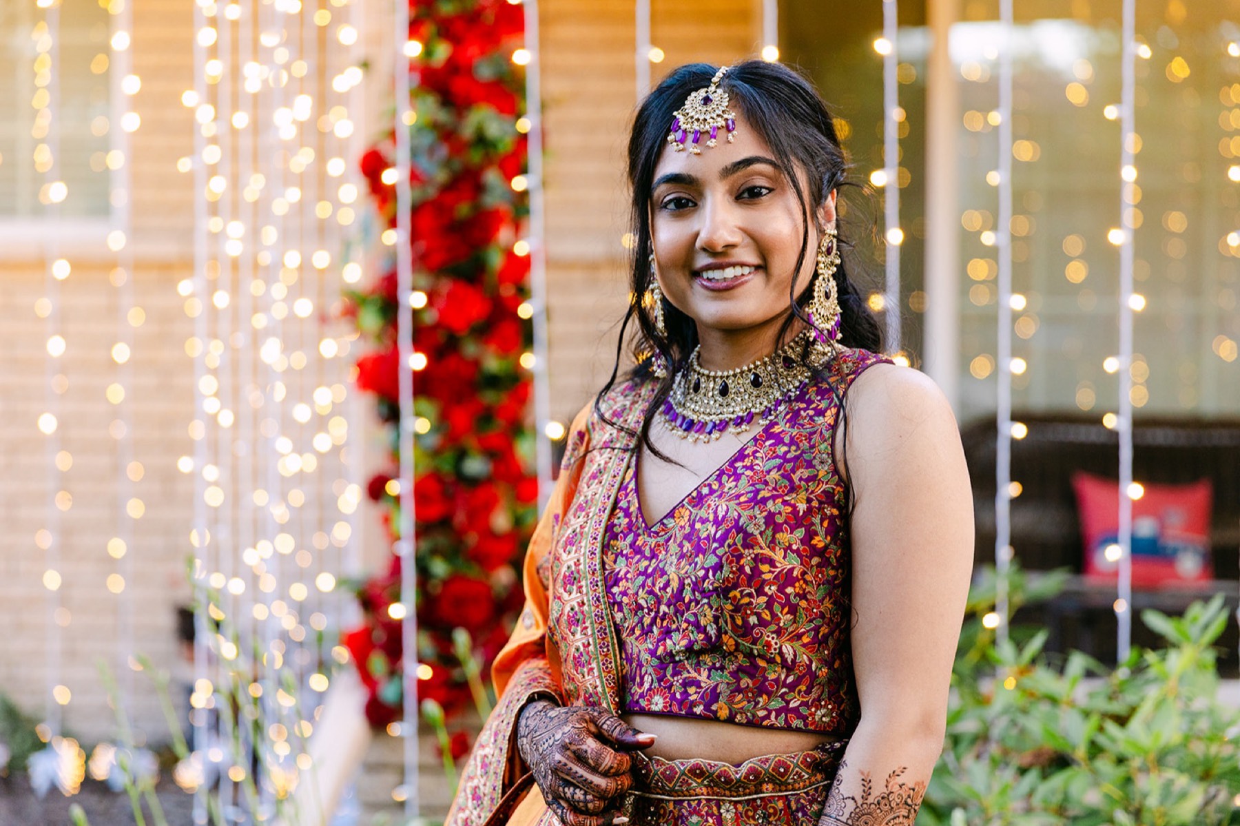 Haldi ceremony in marigold and turmeric, Toronto